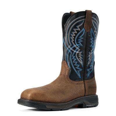 Ariat WorkHog XT Kahverengi / Lacivert Iş Ayakkabıları Erkek (42338-601)